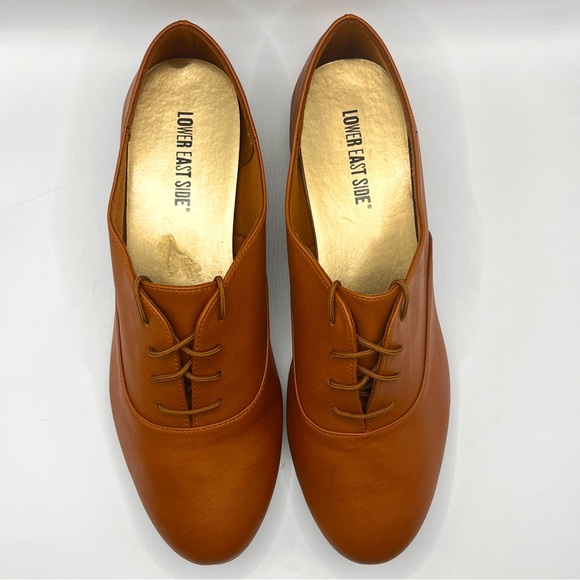 NWT Lower Eastside brown jazz comfort oxfords  Size 10 - Picture 5 of 11